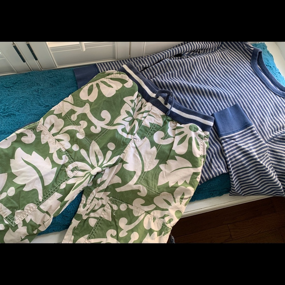 Mini Boden Shorts & Gap Kids Top (lot of 2)